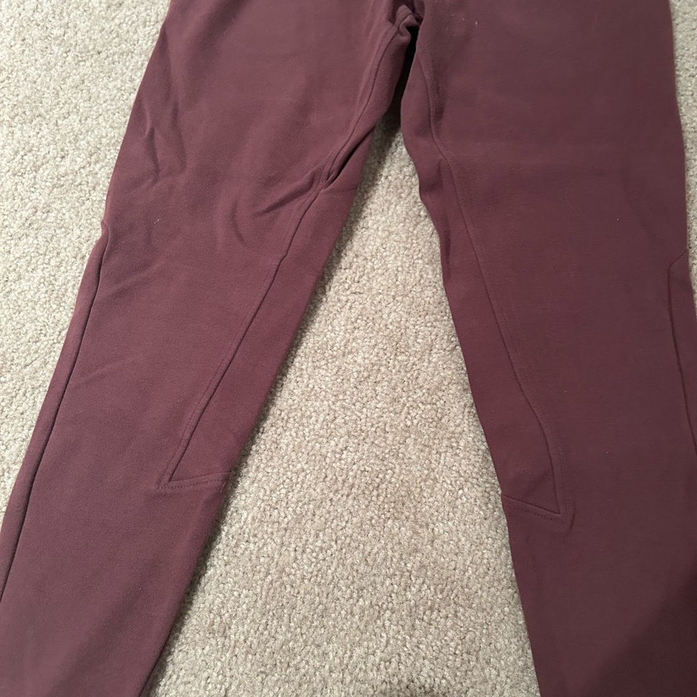 Alphalete Burgundy Jogger Pants - Picture 4 of 6
